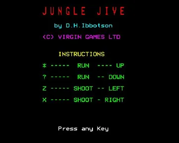 Jungle Jive (1984)(Virgin)[JUNGLE] screen shot title